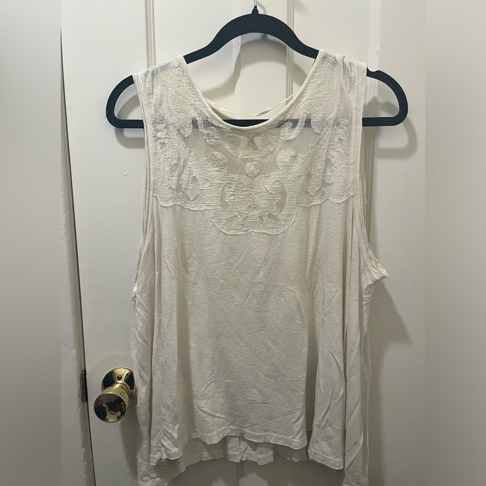Free People Embroidered Tank
